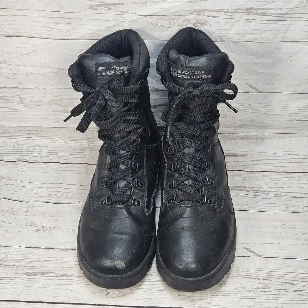 RG Response Gear 1026 Tactical Work Boots Men's Size 12 Black Lace Up